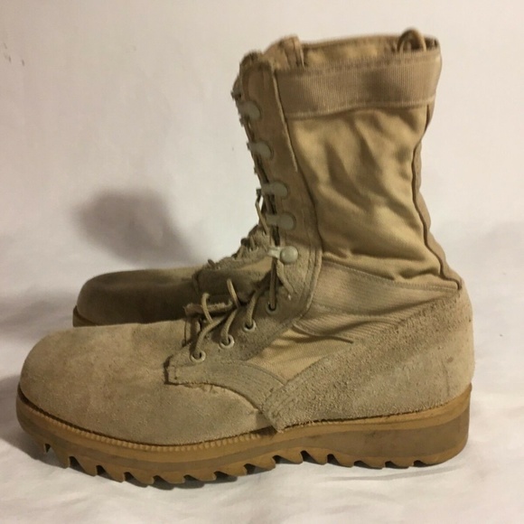 ALTAMA HOT WEATHER VENTED TAN COMBAT BOOTS 8R NM03035